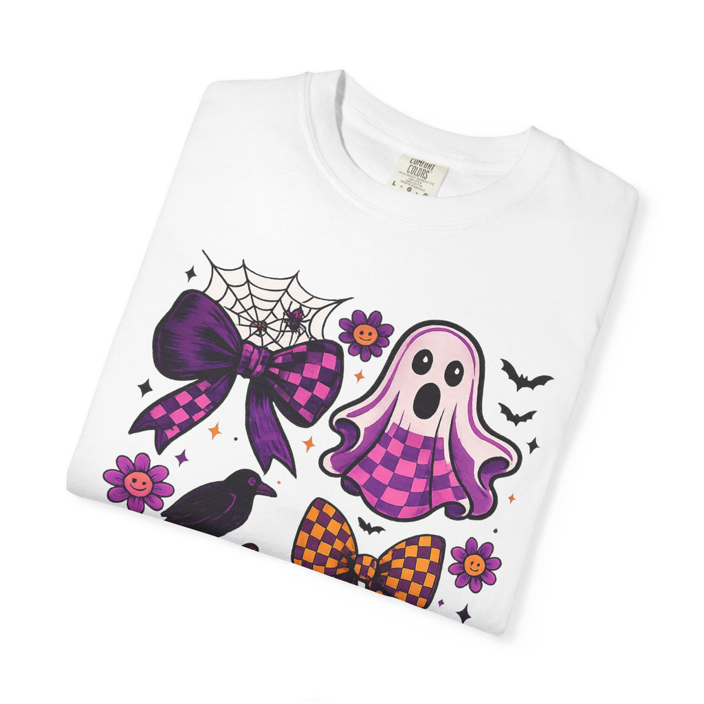Halloween Cute Ghost & Pumpkin T‑Shirt — Trick or Treat Graphic Tee