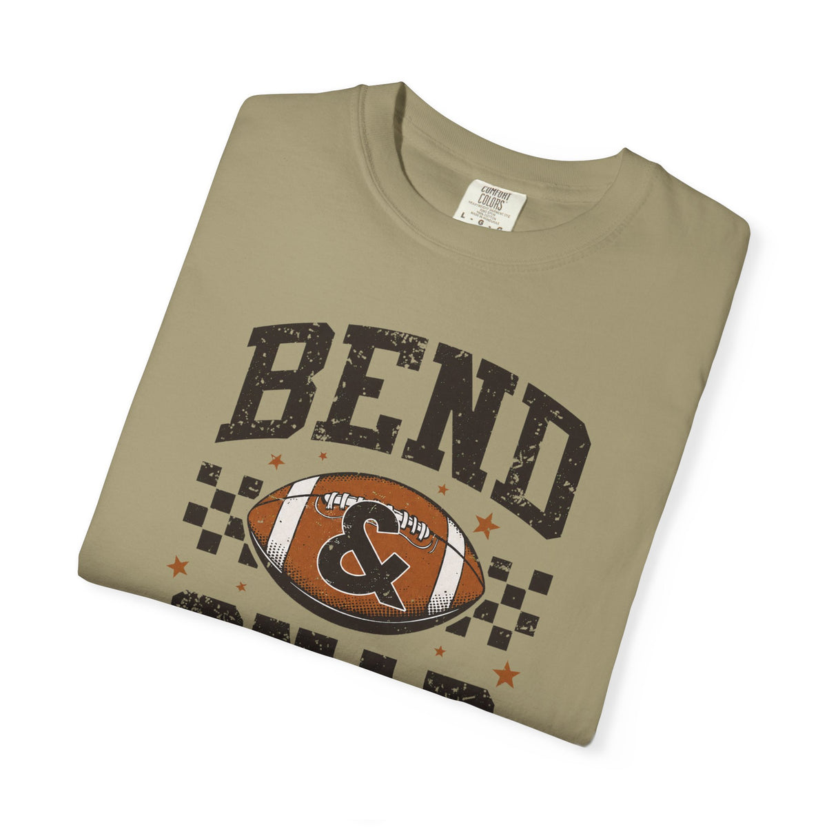Bend & Snap Football Tee — Vintage Distressed Game Day T-Shirt
