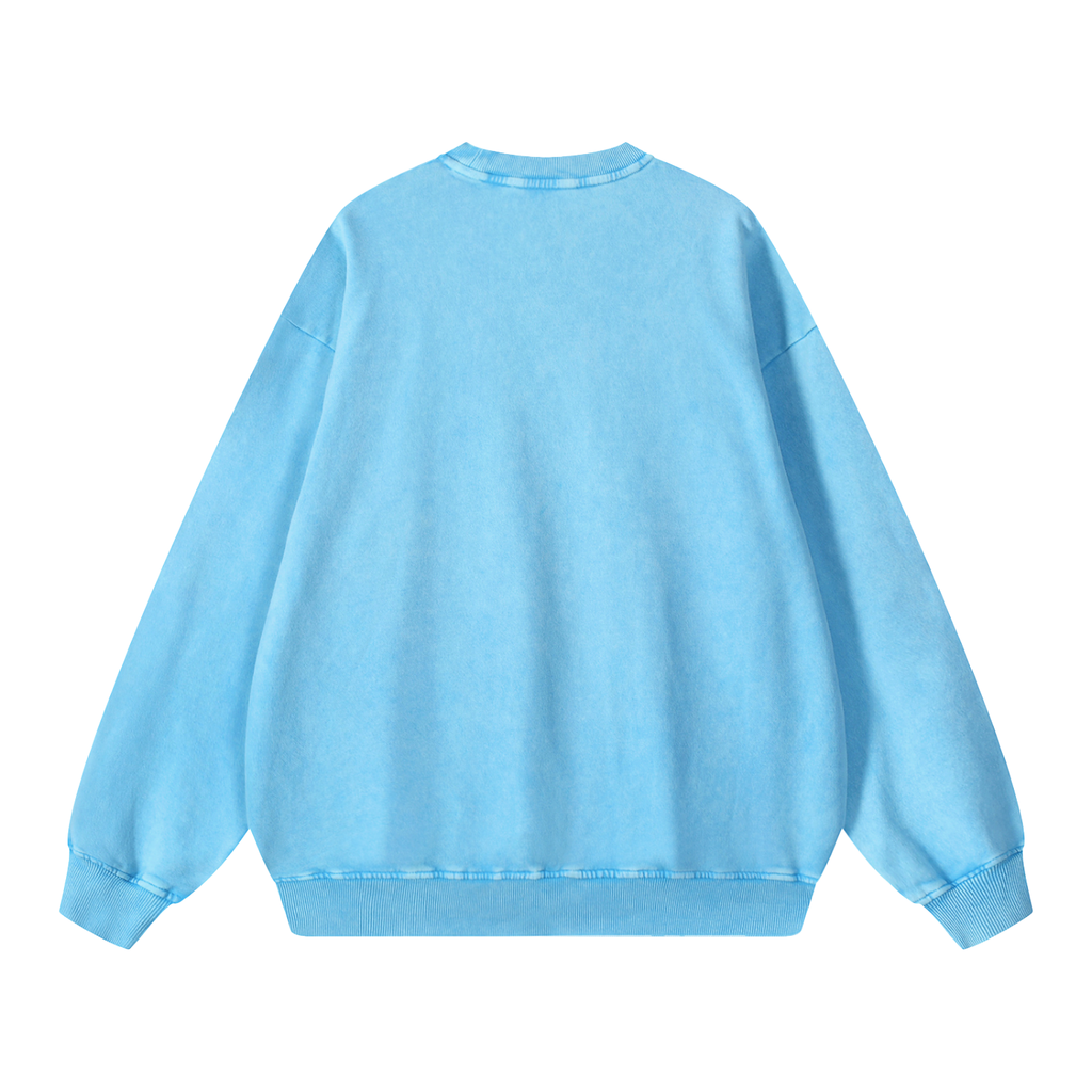 Let it Bee Snow Washed Oversized Sweatshirt