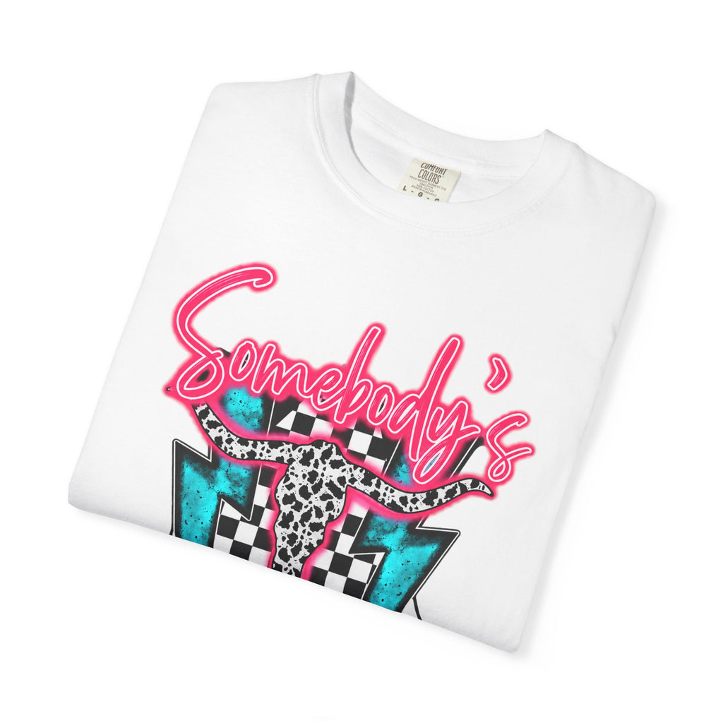 Somebody's Problem T-Shirt — Retro Pink Leopard Graphic Tee
