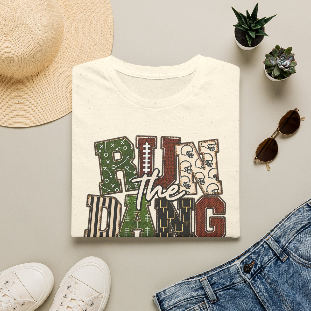 Ruling the Dawg - Football Graphic T-Shirt