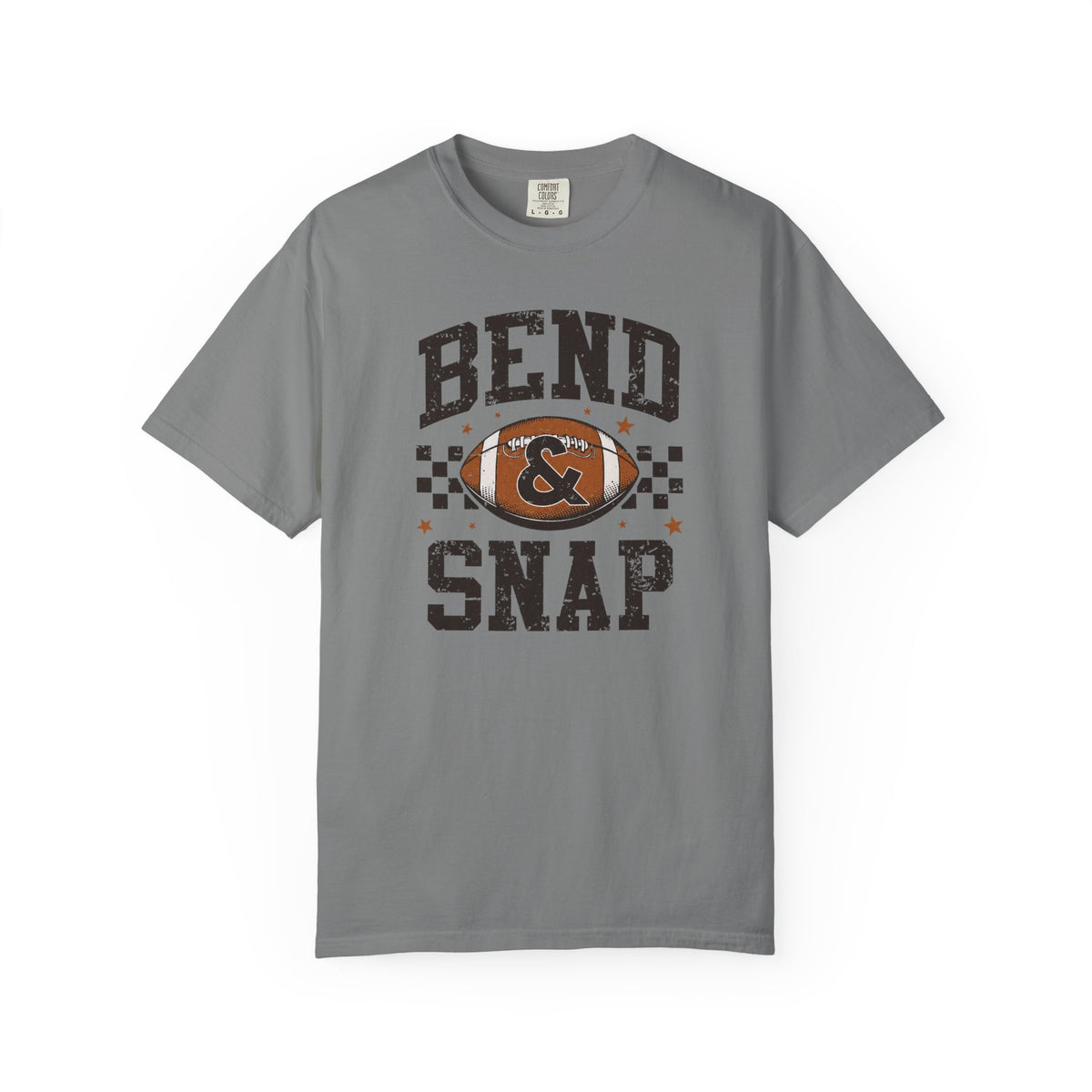 Bend & Snap Football Tee — Vintage Distressed Game Day T-Shirt