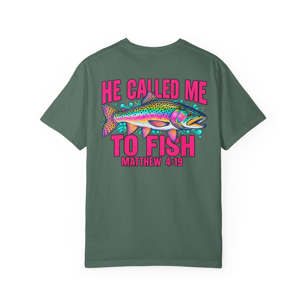 He Called Me To Fish T-Shirt — Christian Fishing Graphic Tee