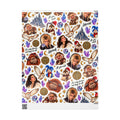 Labyrinth Inspired Wrapping Paper — Goblin King & Fantasy Character Print