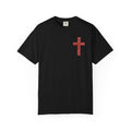 Christian Tee — 'The Heavens Are Roaring' Tiger Cross Graphic T-Shirt