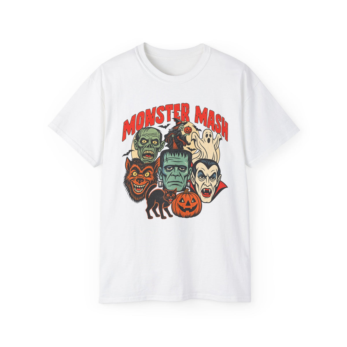 Monster Mash T-Shirt — Vintage Halloween Monster Graphic Tee