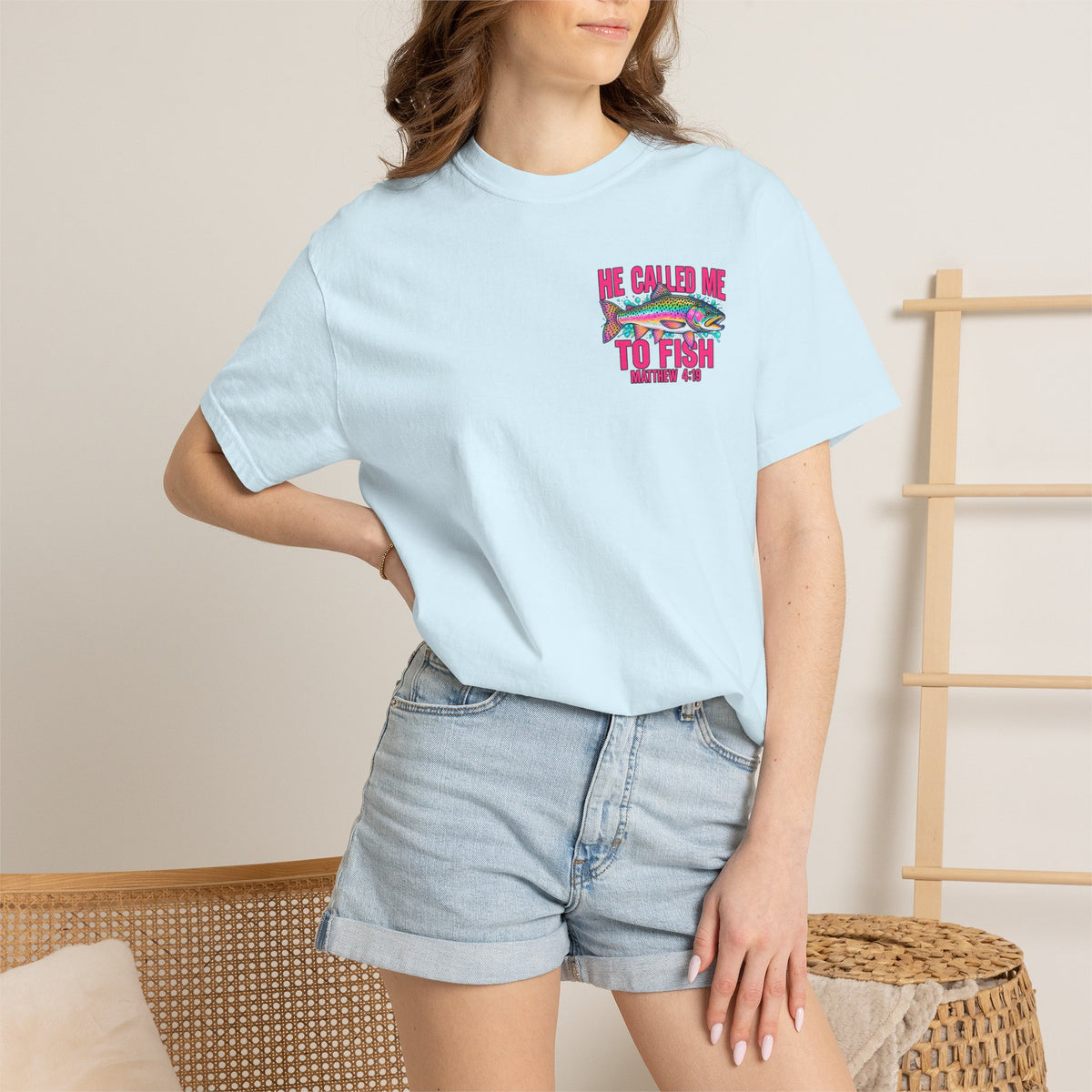 He Called Me To Fish T-Shirt — Christian Fishing Graphic Tee