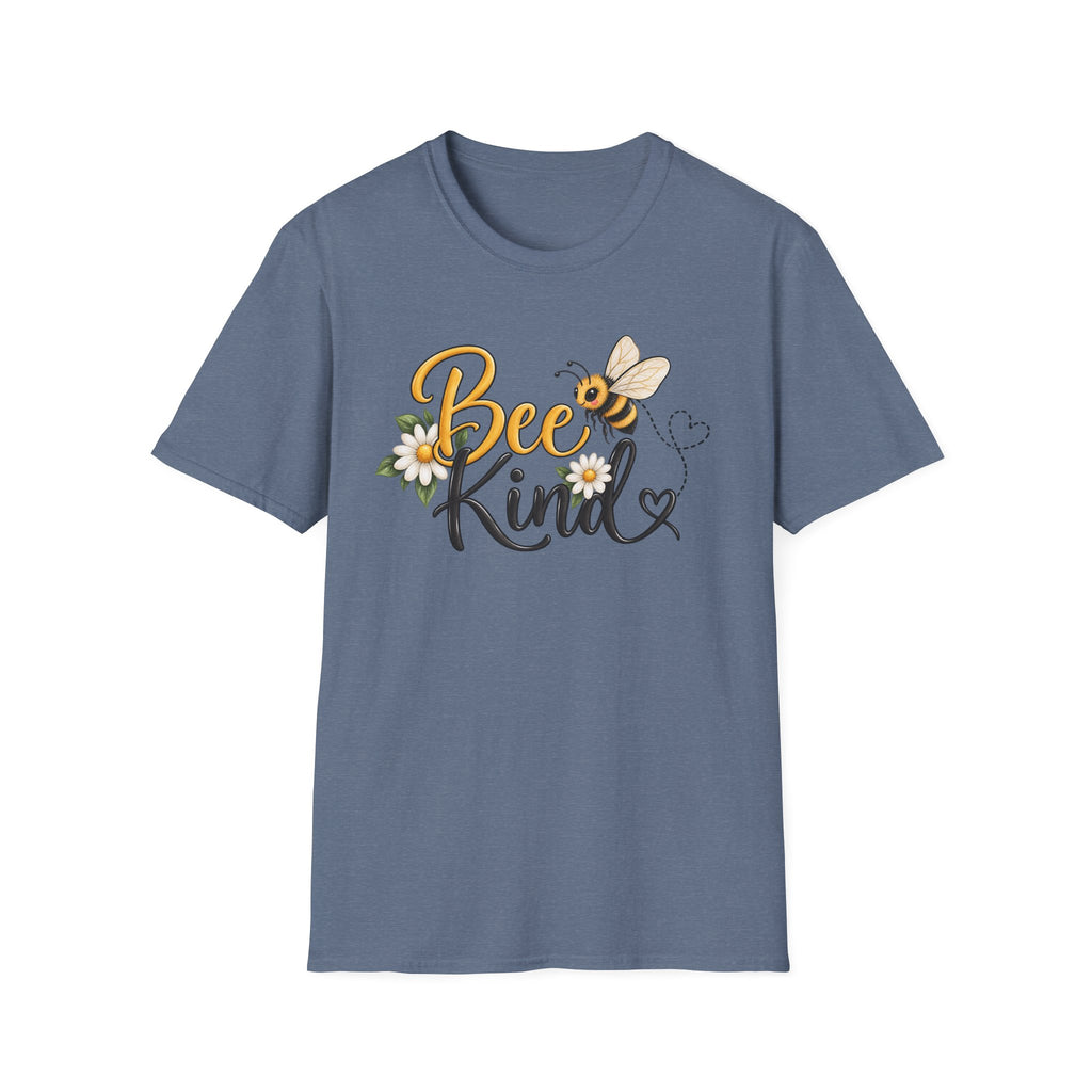 Bee Kind T‑Shirt — Cute Floral Bee Graphic Tee for Nature Lovers