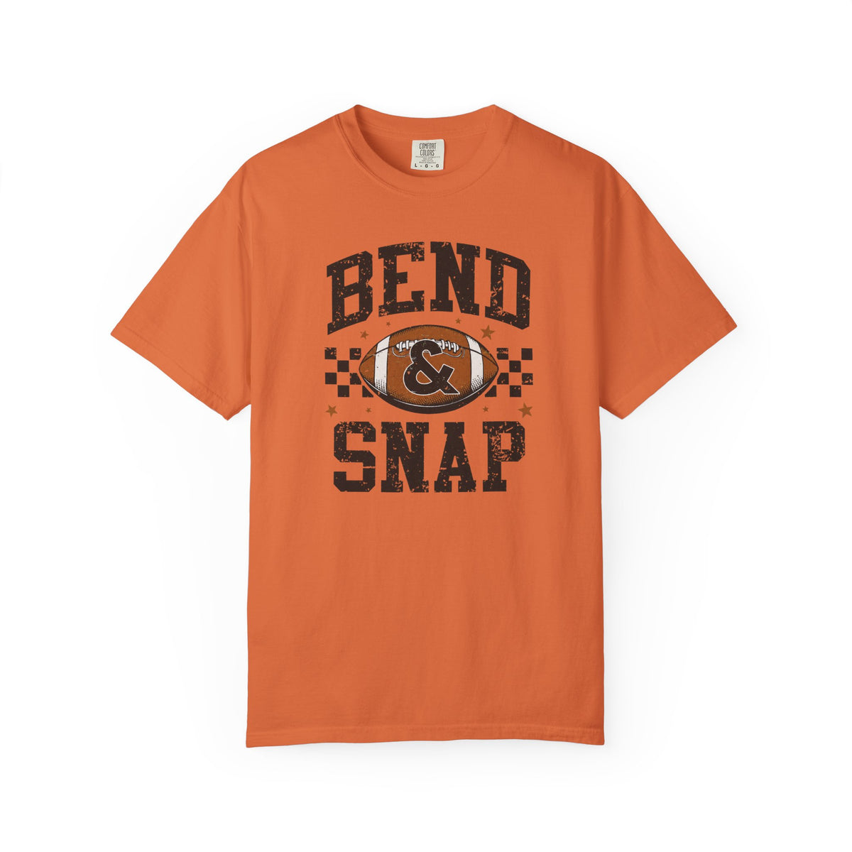 Bend & Snap Football Tee — Vintage Distressed Game Day T-Shirt