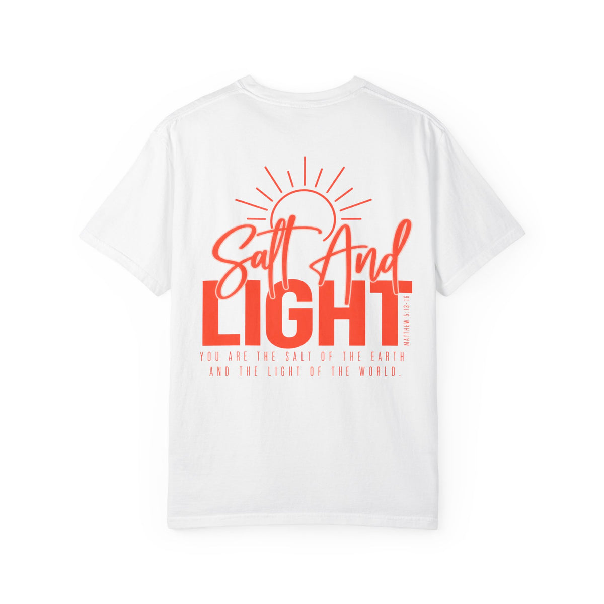 Salt and Light T-Shirt — Christian Sunburst Faith Tee