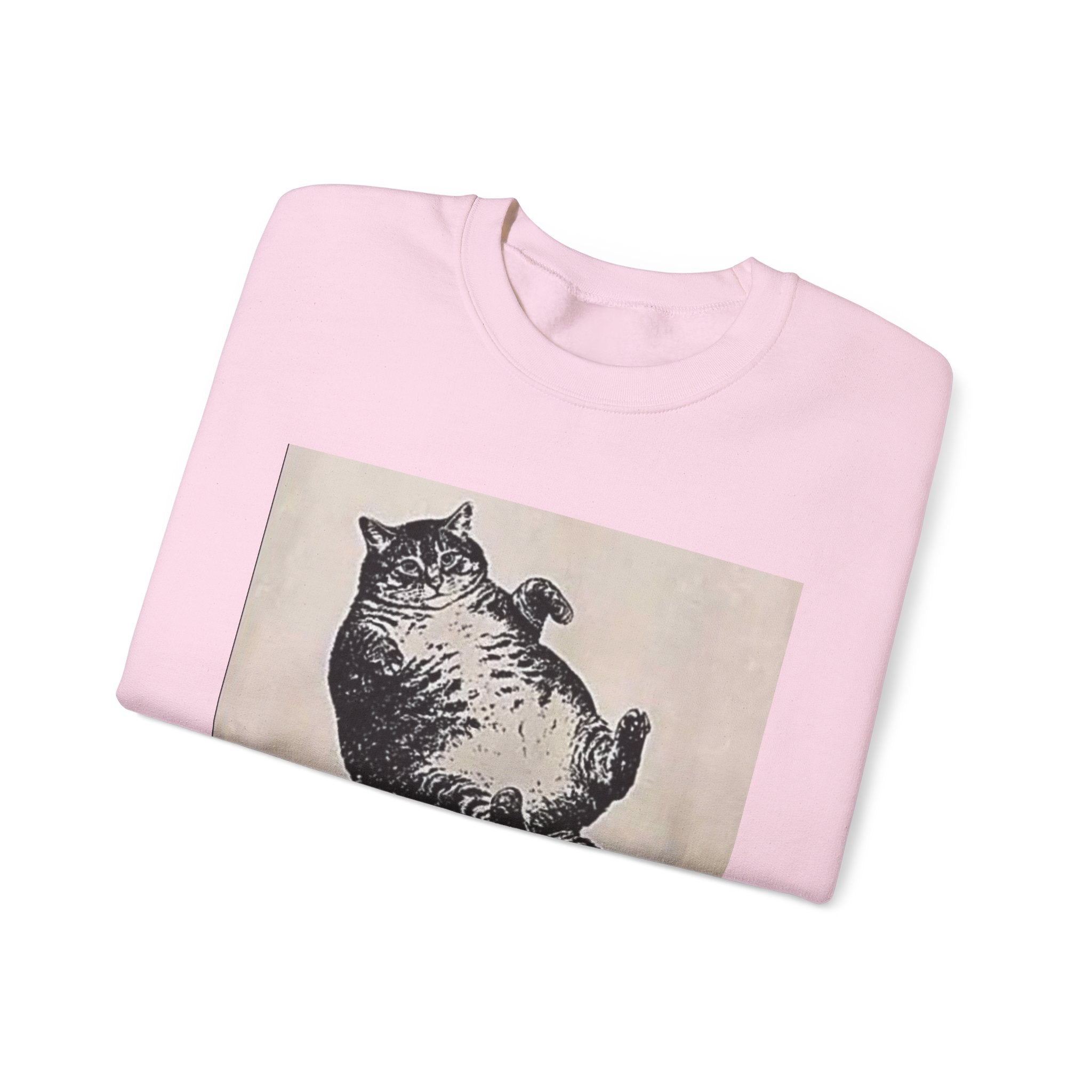 Cat Graphic Sweatshirt — "Mother, I Am But Skin and Bones" Vintage Illustration