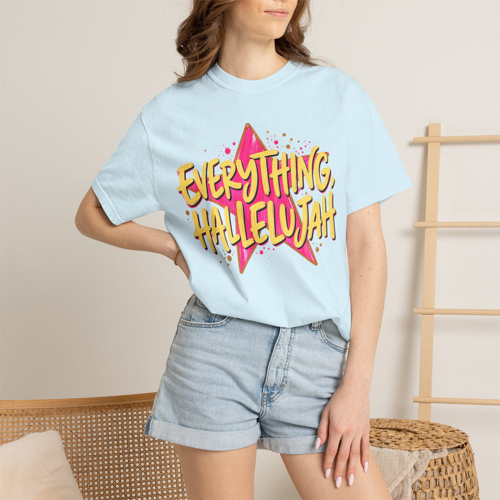Everything, Hallelujah T-Shirt — Retro Star Christian Graphic Tee
