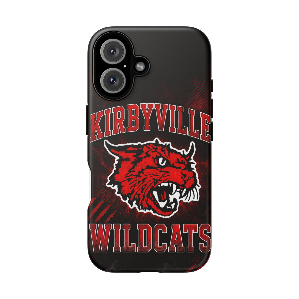 Kirbyville Wildcats Tough Phone Case — Protective School Spirit iPhone Case