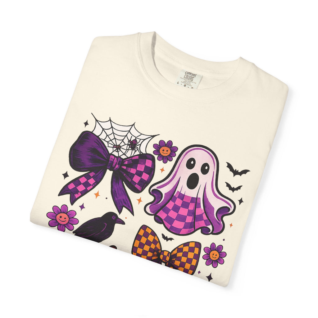Halloween Cute Ghost & Pumpkin T‑Shirt — Trick or Treat Graphic Tee