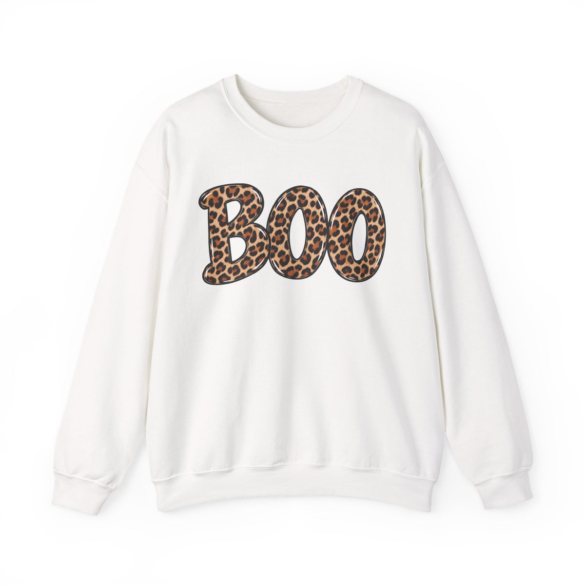 Leopard Print "BOO" Sweatshirt
