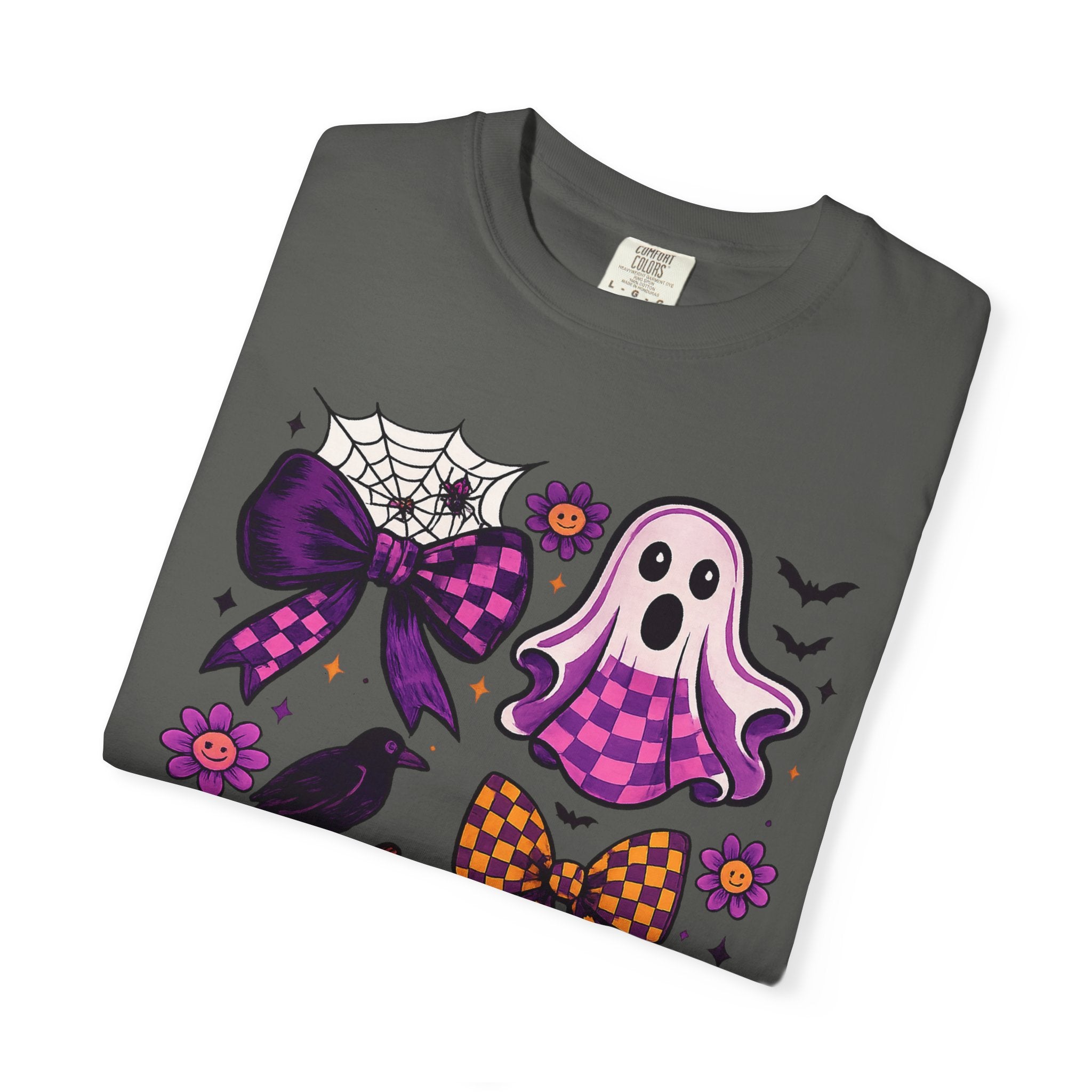 Halloween Cute Ghost & Pumpkin T‑Shirt — Trick or Treat Graphic Tee