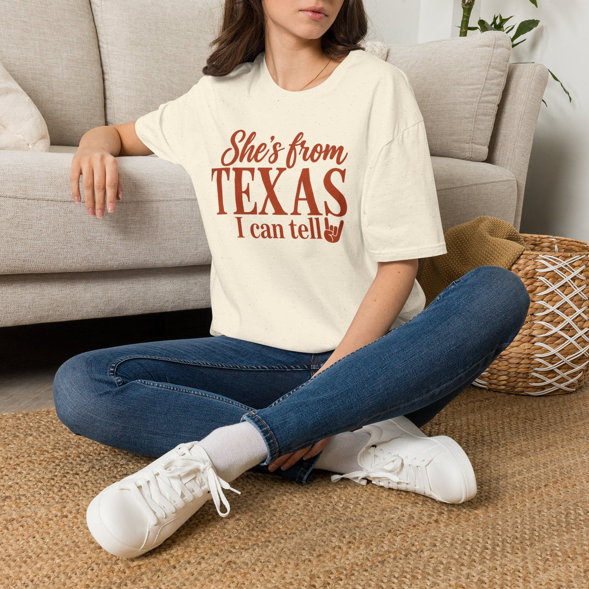 She’s From Texas T-Shirt — I Can Tell | Texas Pride Graphic Tee