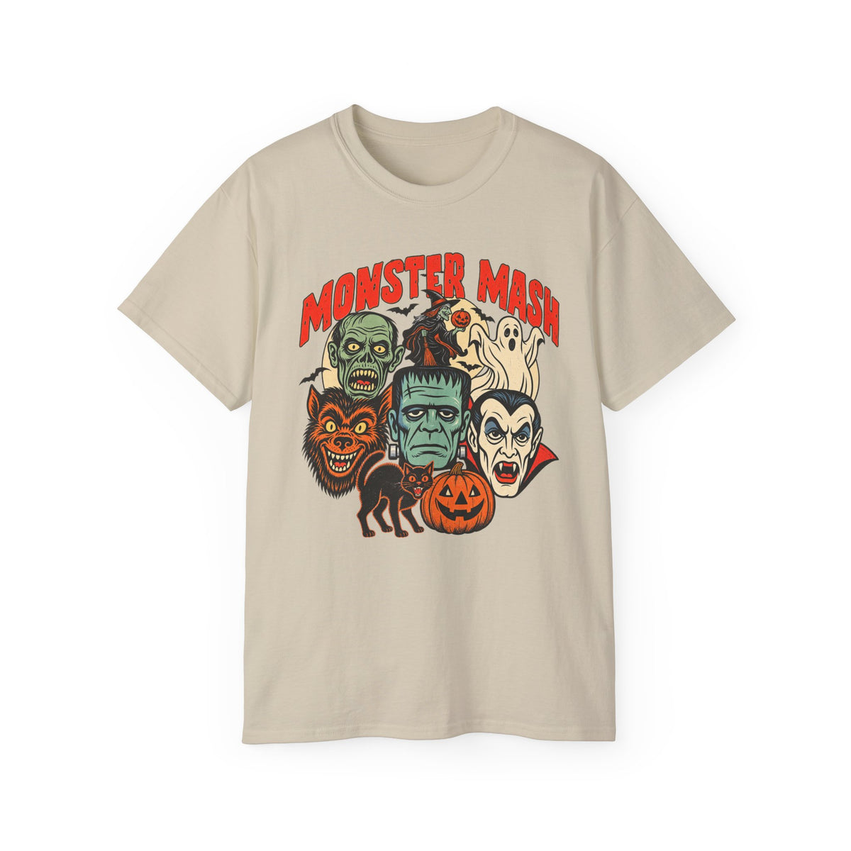 Monster Mash T-Shirt — Vintage Halloween Monster Graphic Tee