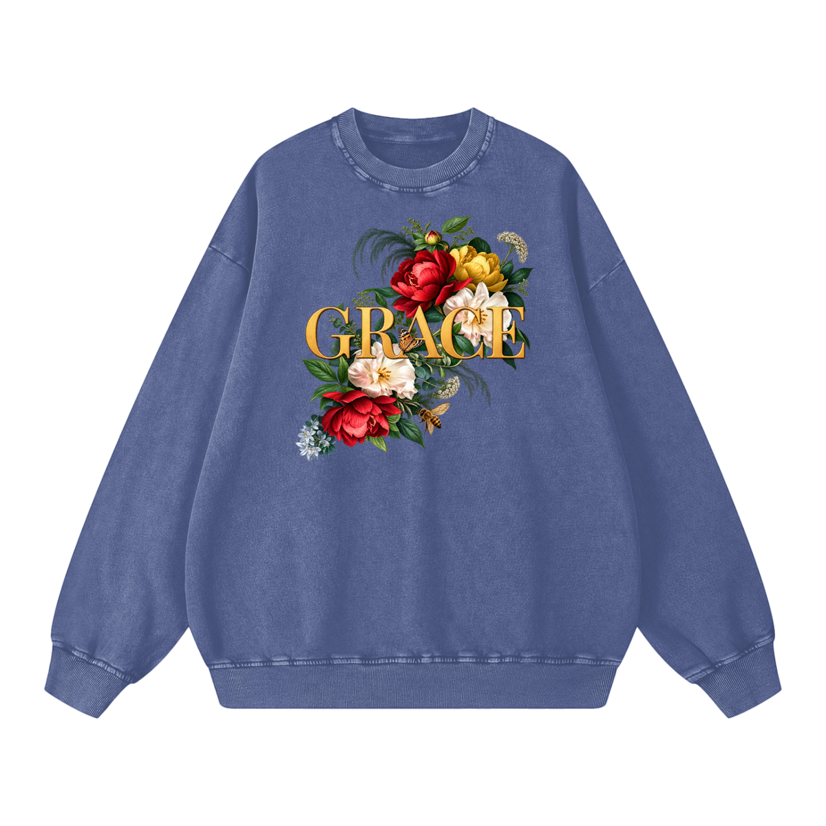 Grace Snow Washed Oversized Sweatshirt