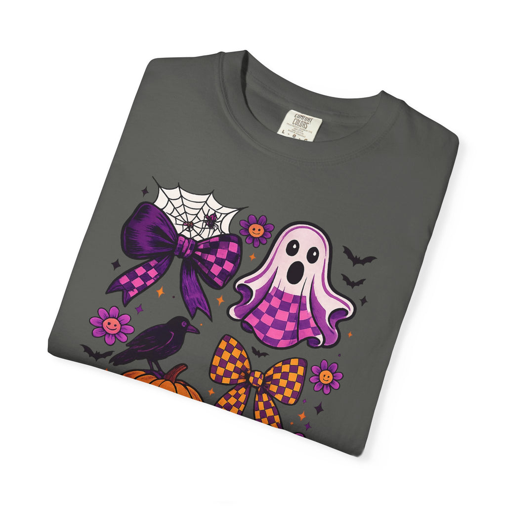 Halloween Cute Ghost & Pumpkin T‑Shirt — Trick or Treat Graphic Tee
