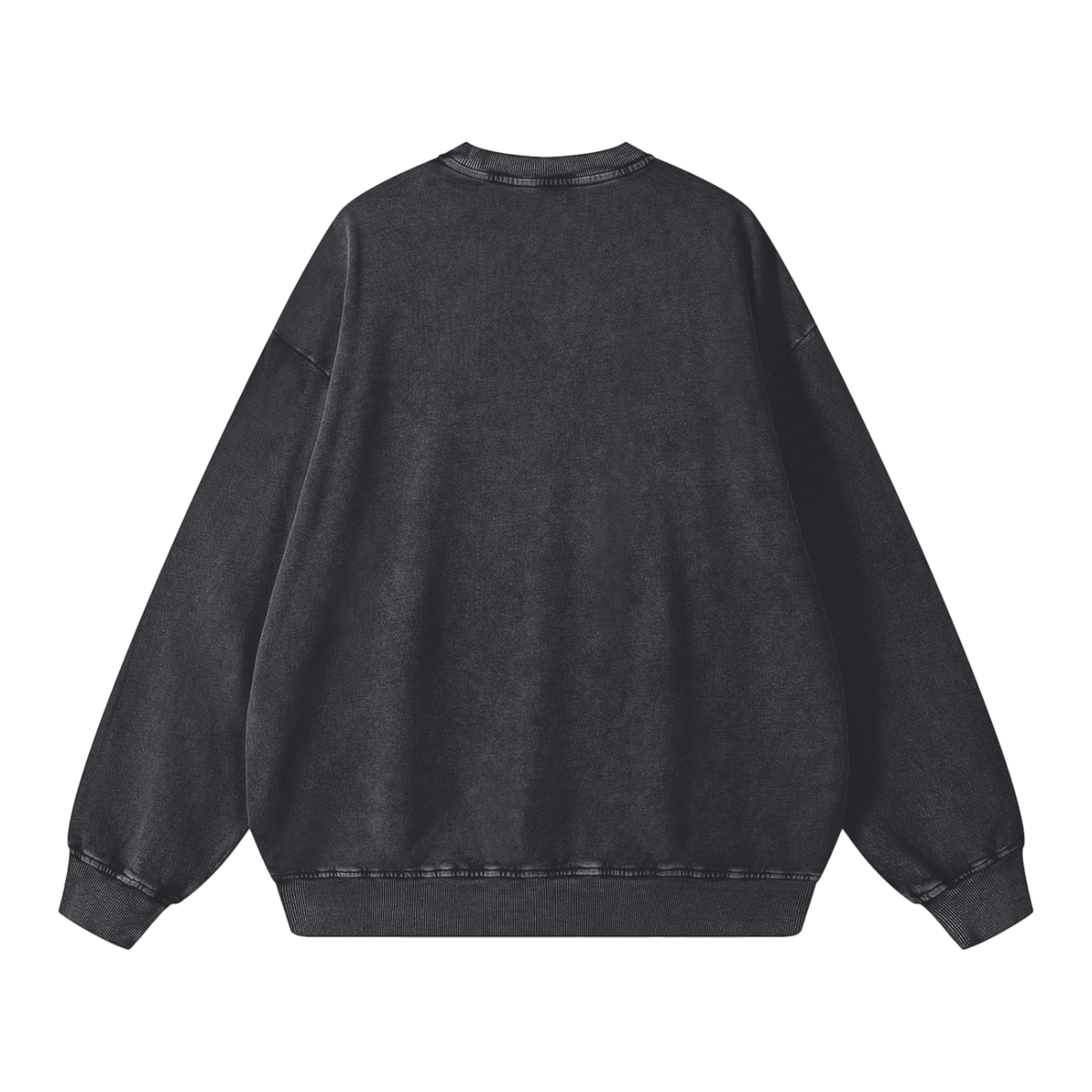 Bee Happy Snow Washed Oversized Sweatshirt