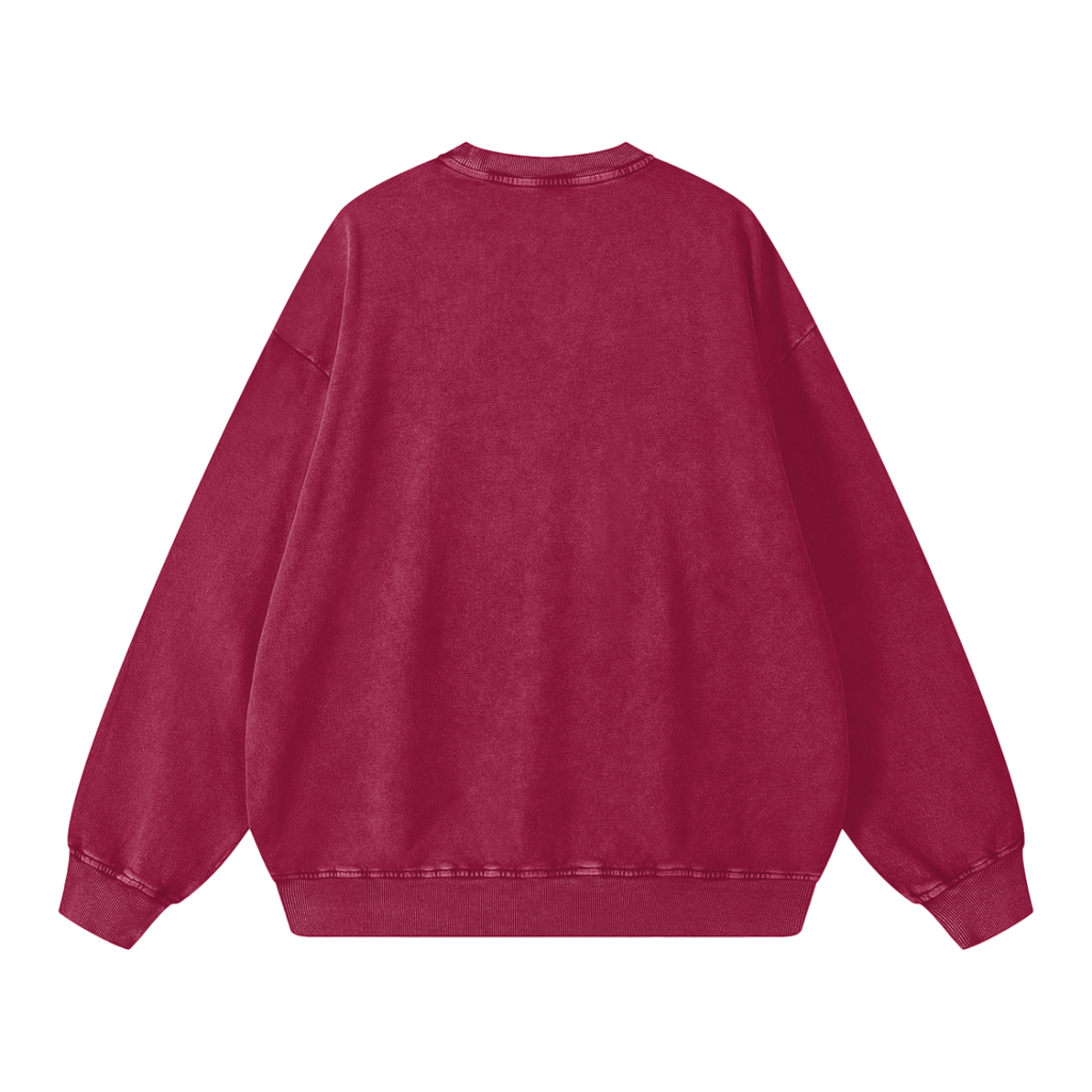 Let it Bee Snow Washed Oversized Sweatshirt