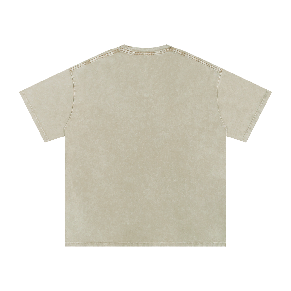 Burnt Orange Football fan Snow Washed Oversized Cotton T-Shirt