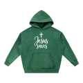 Snow Wash Fleece Oversize Hoodie