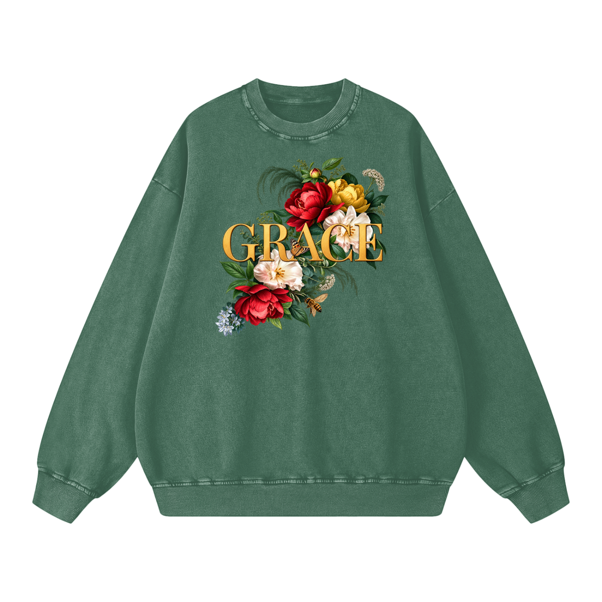 Grace Snow Washed Oversized Sweatshirt