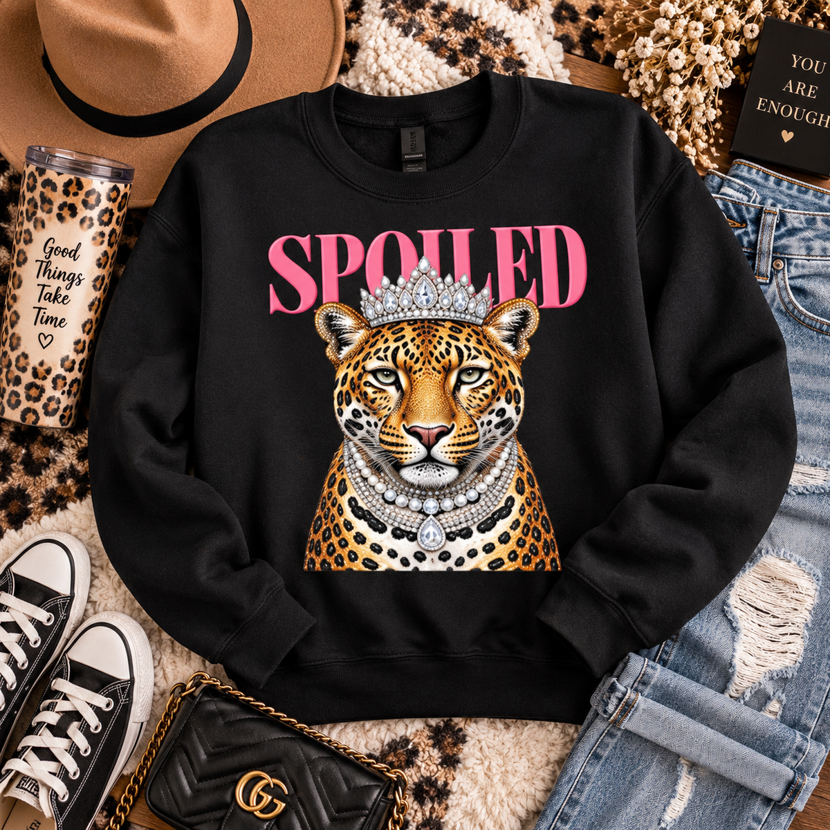 Spoiled Fleeced Sweatshirt